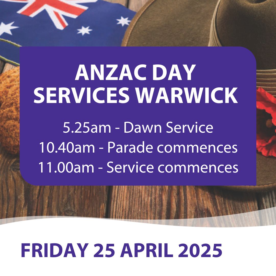 ANZAC Day 2025 Warwick Tile